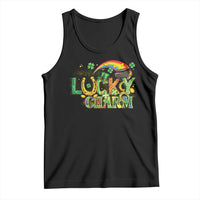 Funny St Patrick's Day Lucky Charm Tank Top Rainbow Gold Pot Clover