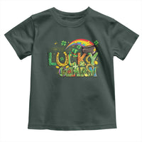 Funny St Patrick's Day Lucky Charm Toddler T Shirt Rainbow Gold Pot Clover