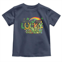 Funny St Patrick's Day Lucky Charm Toddler T Shirt Rainbow Gold Pot Clover