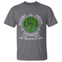 Funny St Patricks Day Irish Pride T Shirt Malarkey Sarcasm Shenanigans The Trifecta Of Life