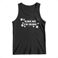 Funny Kiss Me I'm Irish St Patricks Day Tank Top