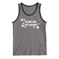 Funny Kiss Me I'm Irish St Patricks Day Tank Top