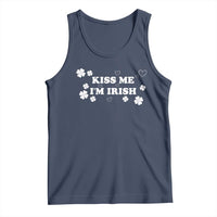 Funny Kiss Me I'm Irish St Patricks Day Tank Top