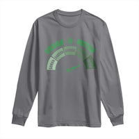 Funny Irish St. Patrick's Day Long Sleeve Shirt Drunk-O-Meter Drinking Party Shamrock