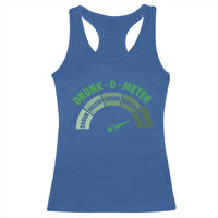 Funny Irish St. Patrick's Day Racerback Tank Top Drunk-O-Meter Drinking Party Shamrock
