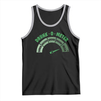 Funny Irish St. Patrick's Day Tank Top Drunk-O-Meter Drinking Party Shamrock