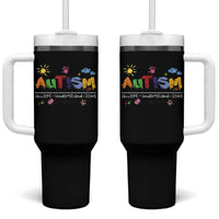Autism Acceptance Month Tumbler With Handle Autism Accept Understand Love SPED Teachers