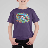 Funny Kiss My Aspergers T Shirt For Kid Asperger Syndrome Autism Awareness