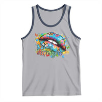 Funny Kiss My Aspergers Tank Top Asperger Syndrome Autism Awareness