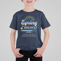 Funny Spring Break Loading T Shirt For Kid Spring Vacation Beach Sunshine