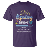 Funny Spring Break Loading T Shirt Spring Vacation Beach Sunshine
