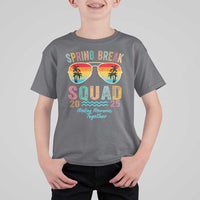 Funny Spring Break Squad 2025 T Shirt For Kid Sunglasses Family Matching