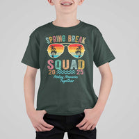 Funny Spring Break Squad 2025 T Shirt For Kid Sunglasses Family Matching