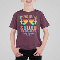 Funny Spring Break Squad 2025 T Shirt For Kid Sunglasses Family Matching