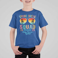 Funny Spring Break Squad 2025 T Shirt For Kid Sunglasses Family Matching