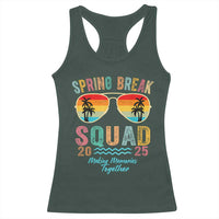 Funny Spring Break Squad 2025 Racerback Tank Top Sunglasses Family Matching
