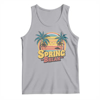 Funny Spring Break Tank Top Spring Vacation Beach Palm Tree