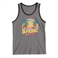 Funny Spring Break Tank Top Spring Vacation Beach Palm Tree