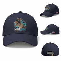 Mamasaurus Funny Dinosaur Mama Baseball Cap Mothers Day Family Matching