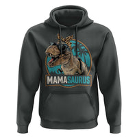 Mamasaurus Funny Dinosaur Mama Hoodie Mothers Day Family Matching