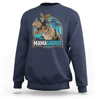 Mamasaurus Funny Dinosaur Mama Sweatshirt Mothers Day Family Matching