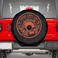 May The Bridges I Burn Light My Way Spare Tire Cover Gothic Skull