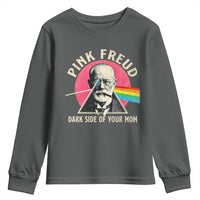 Pink Freud Dark Side Of Your Mom Youth Sweatshirt Psychoanalysis Joke