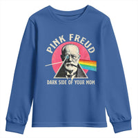 Pink Freud Dark Side Of Your Mom Youth Sweatshirt Psychoanalysis Joke