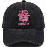 I Am Not Like A Regular Mom I Am A Sandler Mom Washed Cotton Baseball Cap Funny Mother's Day Meme