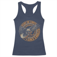 Soar On Wings Like Eagles Christian Racerback Tank Top Isaiah 40 31 Bible Verse
