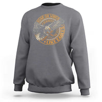 Soar On Wings Like Eagles Christian Sweatshirt Isaiah 40 31 Bible Verse