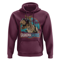 Grandmasaurus Funny Dinosaur Grandma Hoodie Family Matching