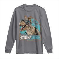 Grandmasaurus Funny Dinosaur Grandma Long Sleeve Shirt Family Matching