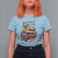 Best Travel Buddy Ever T Shirt For Women Vintage Beach Van Summer Vacation - Wonder Print Shop