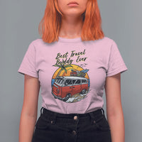 Best Travel Buddy Ever T Shirt For Women Vintage Beach Van Summer Vacation - Wonder Print Shop
