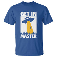 Funny Alien Cat T Shirt Get In Master Aliens Extraterrestrial - Wonder Print Shop