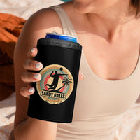 Beach Volleyball 4 in 1 Can Cooler Tumbler Sandy Balls Team Player Volleyball Coach - Wonder Print Shop