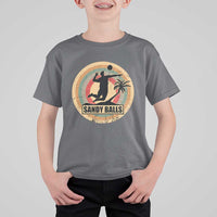 Beach Voleyball T Shirt For Kid Sandy Balls Team Player Voleyball Coach - Wonder Print Shop