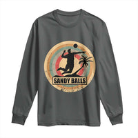 Beach Volleyball Long Sleeve Shirt Sandy Balls Team Player Volleyball Coach - Wonder Print Shop