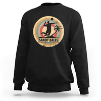 Beach Voleyball Sweatshirt Sandy Balls Team Player Voleyball Coach - Wonder Print Shop