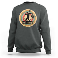 Beach Voleyball Sweatshirt Sandy Balls Team Player Voleyball Coach - Wonder Print Shop