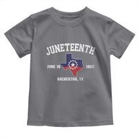 Juneteenth Galveston Texas Toddler T Shirt Juneteenth Flag African American History