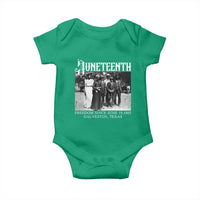 History Of Juneteenth Baby Onesie Freedom Since June 19 Galveston Texas