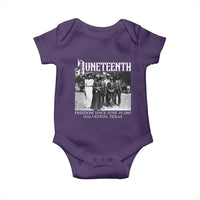 History Of Juneteenth Baby Onesie Freedom Since June 19 Galveston Texas