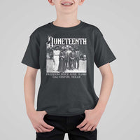 History Of Juneteenth T Shirt For Kid Freedom Since June 19 Galveston Texas