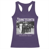 History Of Juneteenth Racerback Tank Top Freedom Since June 19 Galveston Texas