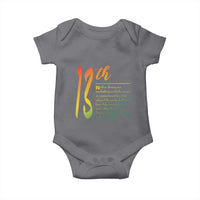13th Amendment of U.S. Constitution Baby Onesie Juneteenth Black History
