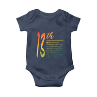 13th Amendment of U.S. Constitution Baby Onesie Juneteenth Black History