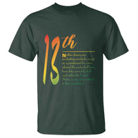 13th Amendment of U.S. Constitution T Shirt Juneteenth Black History