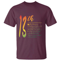 13th Amendment of U.S. Constitution T Shirt Juneteenth Black History